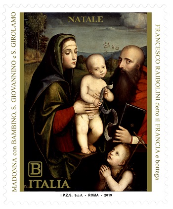 Italian Christmas Stamp for Italy